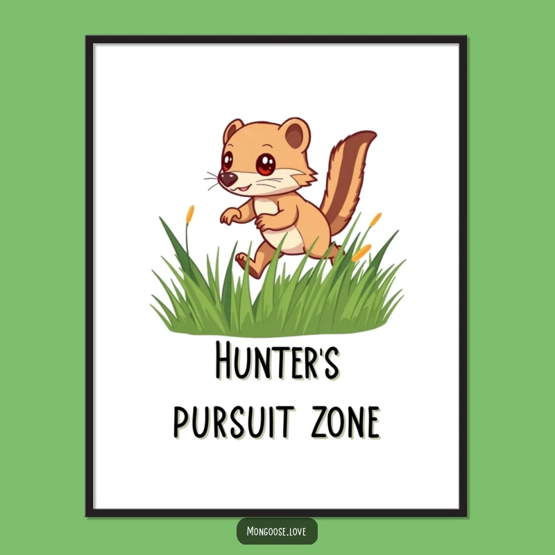 Funny Speedy Mongoose Poster: Bring Action to Your Walls