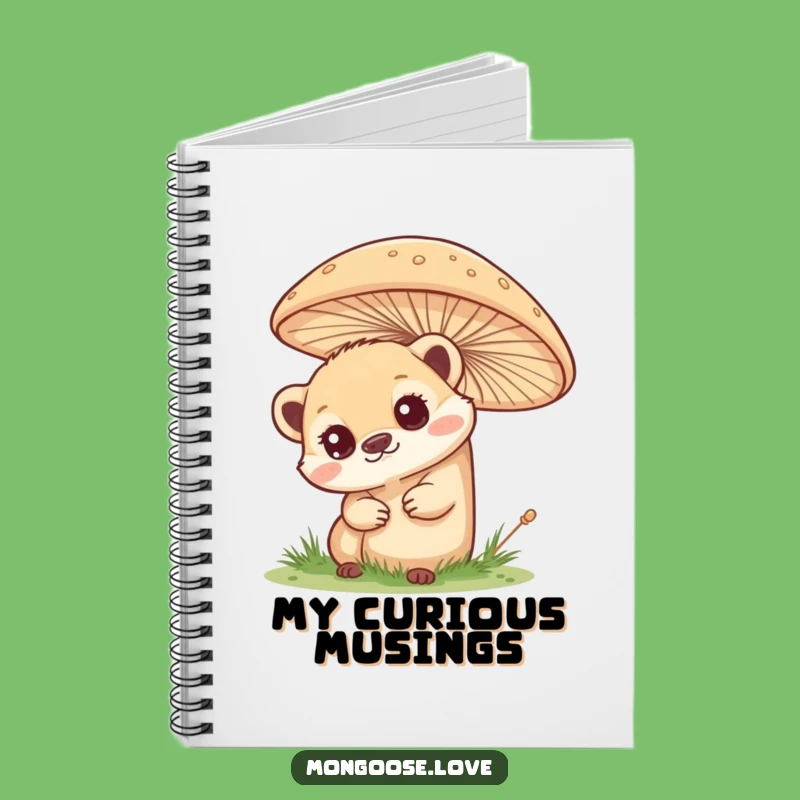 Funny Curious Mongoose Notebook: Jot Down Your Discoveries!