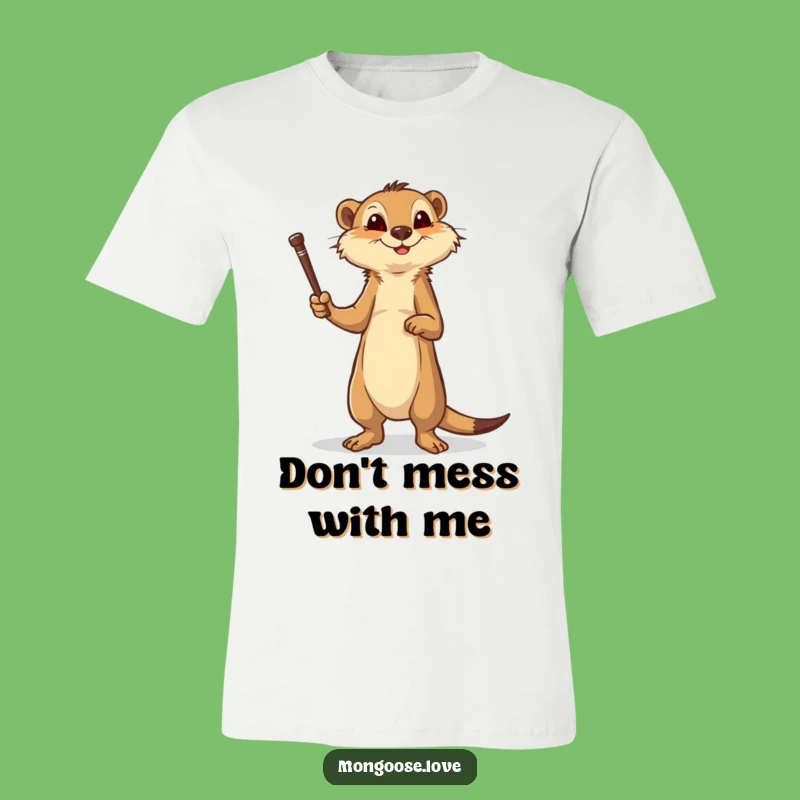 Funny Brave Mongoose T-Shirt: Adventure Awaits!